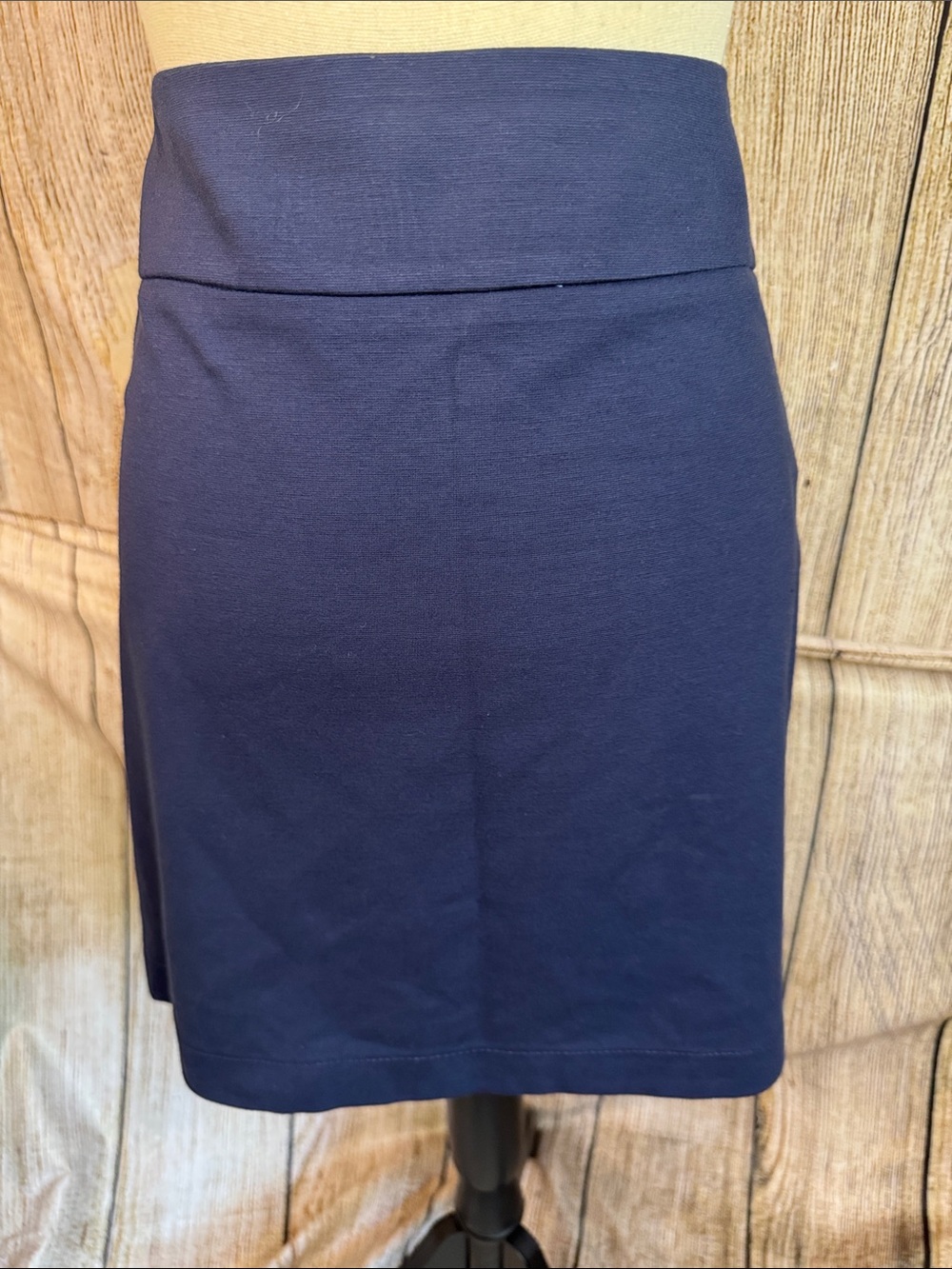 Banana Republic Blue Pencil Skirt w/Silver zipper